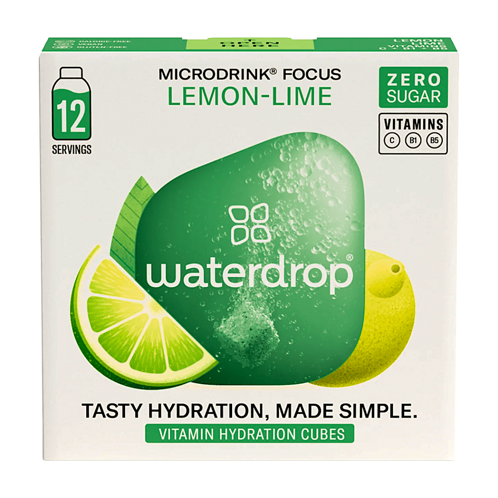 WATERDROP Citrón a limetka 12 kusov