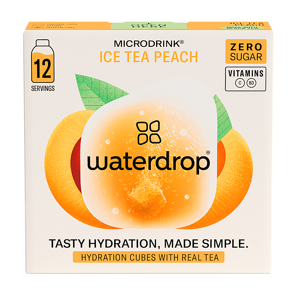 WATERDROP Ice tea broskyňa 12 kusov
