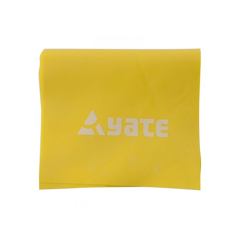 YATE Fit band mäkká guma žltá 200 x 12 cm