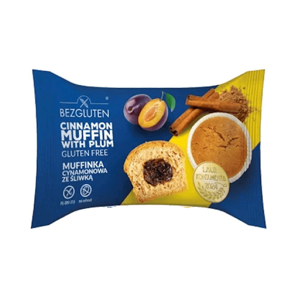 BEZGLUTEN Muffin slivka so škoricou bez lepku 60 g