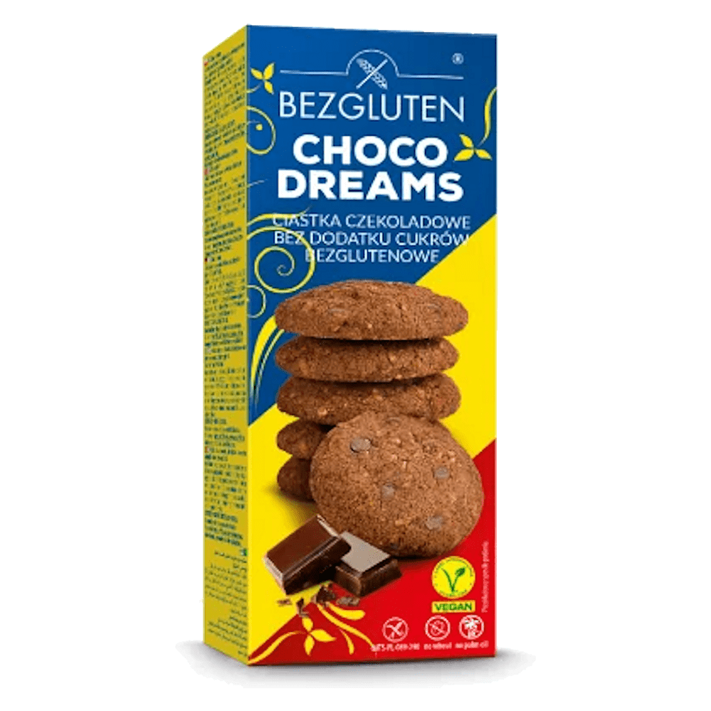BEZGLUTEN Sušienky Čokoládový sen bez pridaného cukru a lepku 110 g