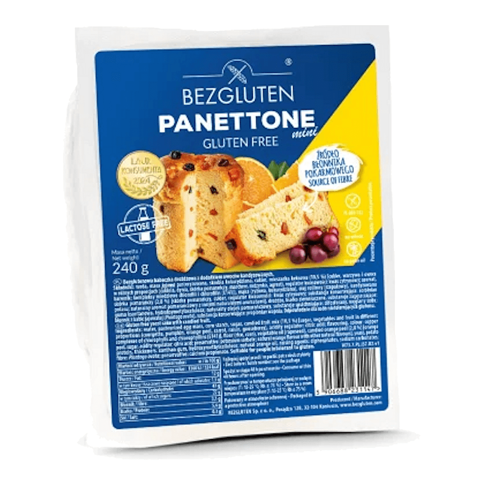BEZGLUTEN Panettone mini biskupský chlieb bez lepku 240 g