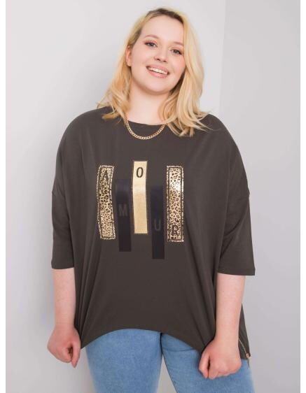 Dámska blúzka IZZY dark khaki