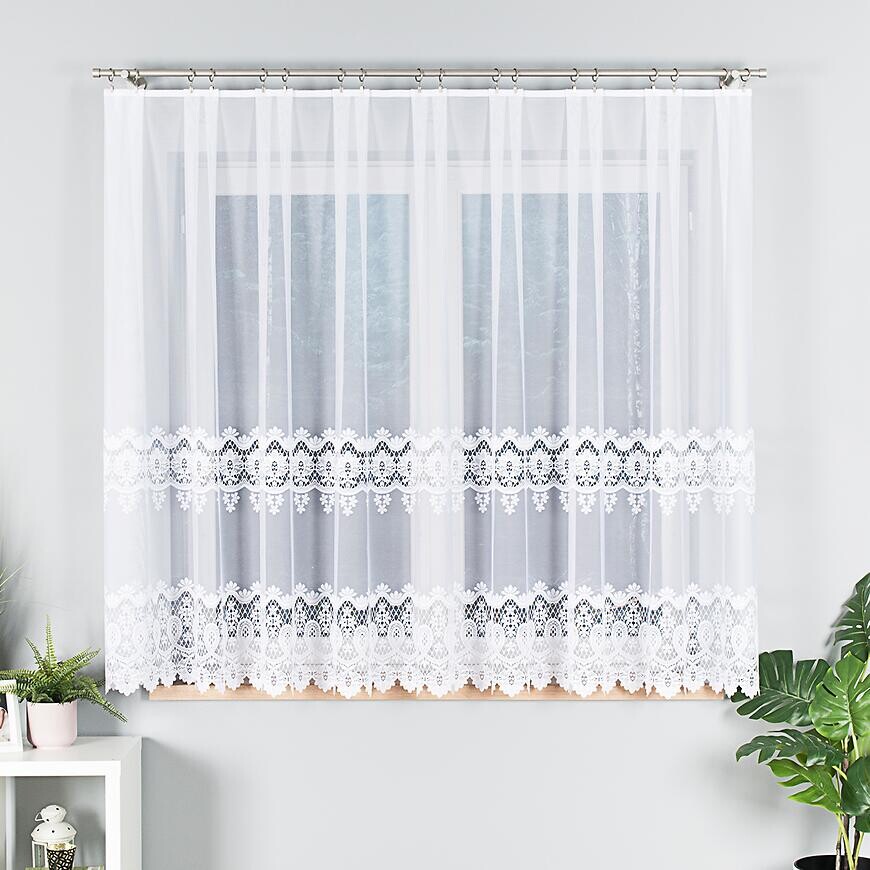 Žakárová záclona 018982/160. Tovar na mieru