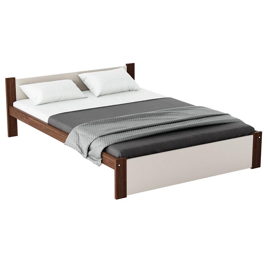 Posteľ Bergen Kašmír + Hnedá 200