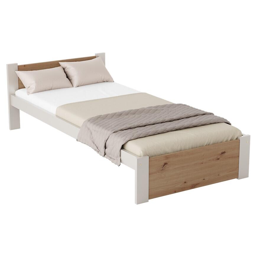 Posteľ Bergen Kašmír + Dub Artisan 100