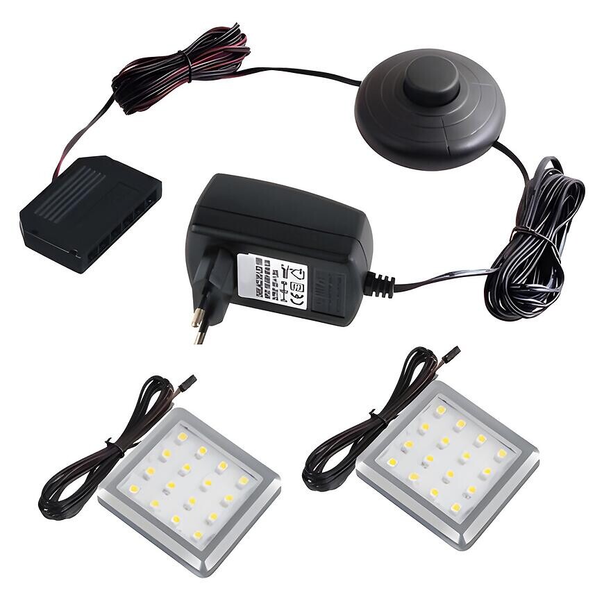 Osvetlenie Square 2 bodové biela neutrálne