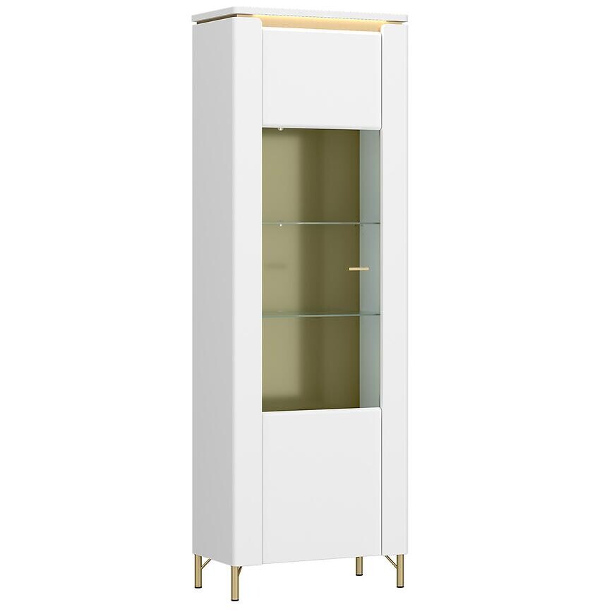 Vitrína Lazio LAZV01 U008/U0801D biela alpská