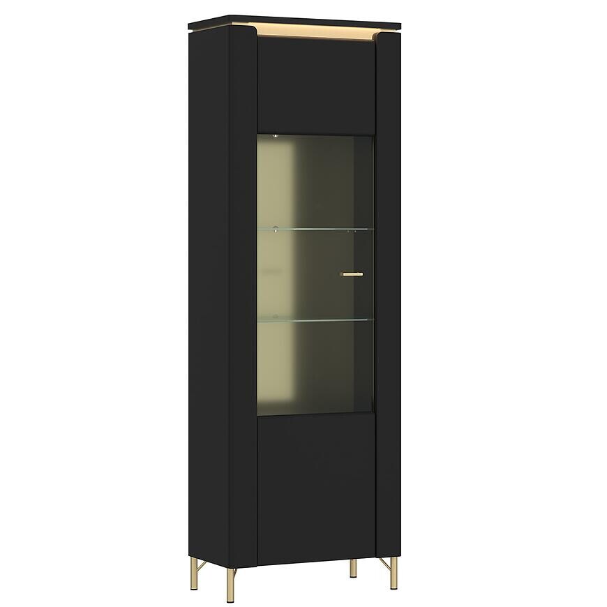 Vitrína Norica LAZV01 U1141D čierna