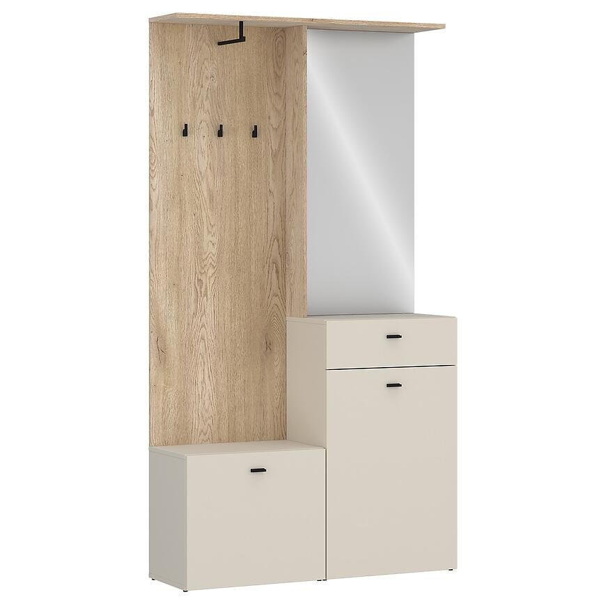 Predsieňový nábytok Romea ROEGG1 D232/U118 2D1S dub cremona/kašmír