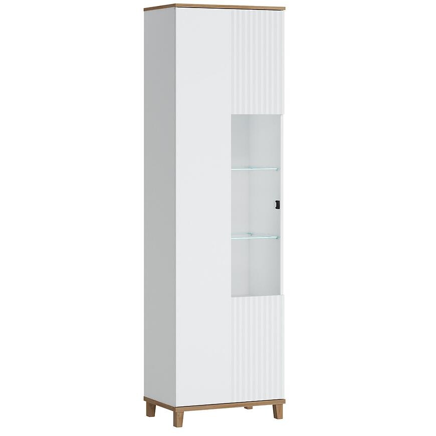 Vitrína Plissee PLIV01 1D biela alpin