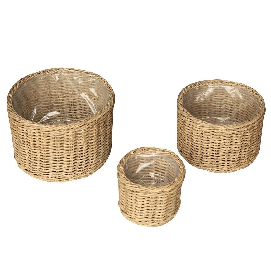 Prútený ratanový kvetináč 20x13