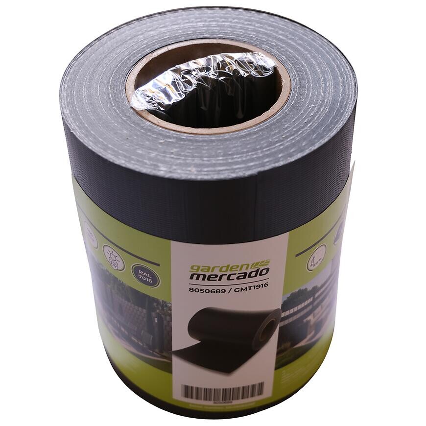 Záhradný pás 35 m x 19 cm RAL 7016 antracit GMT1916