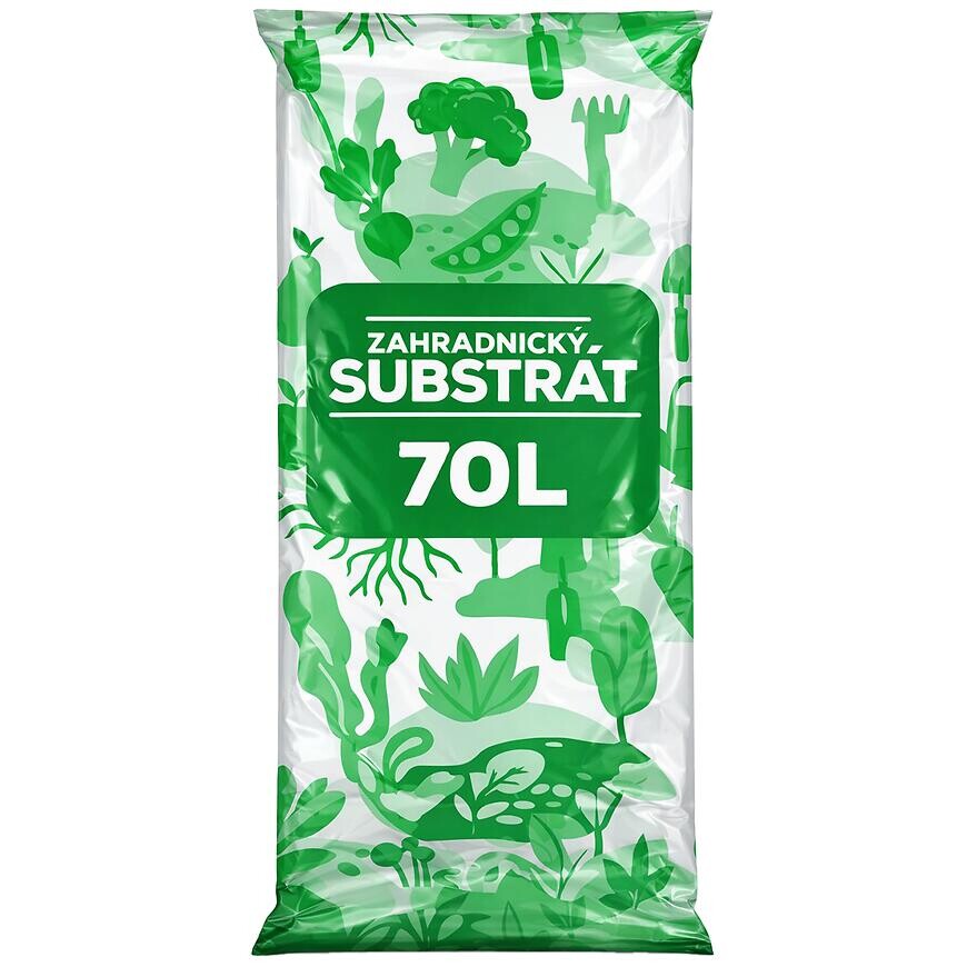 Záhradný substrát 70 l s drevnou vlákninou