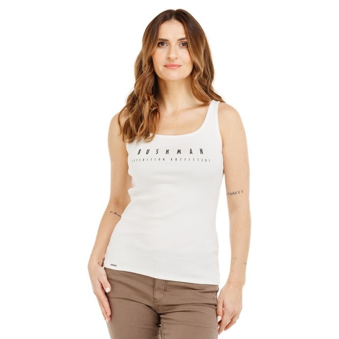 Bushman Dámske tielko Beli, biele S