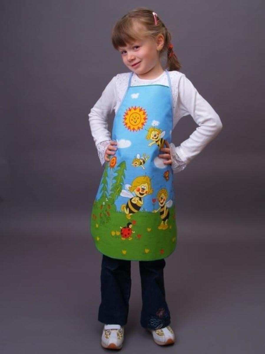 Zástera Včielky, modrá