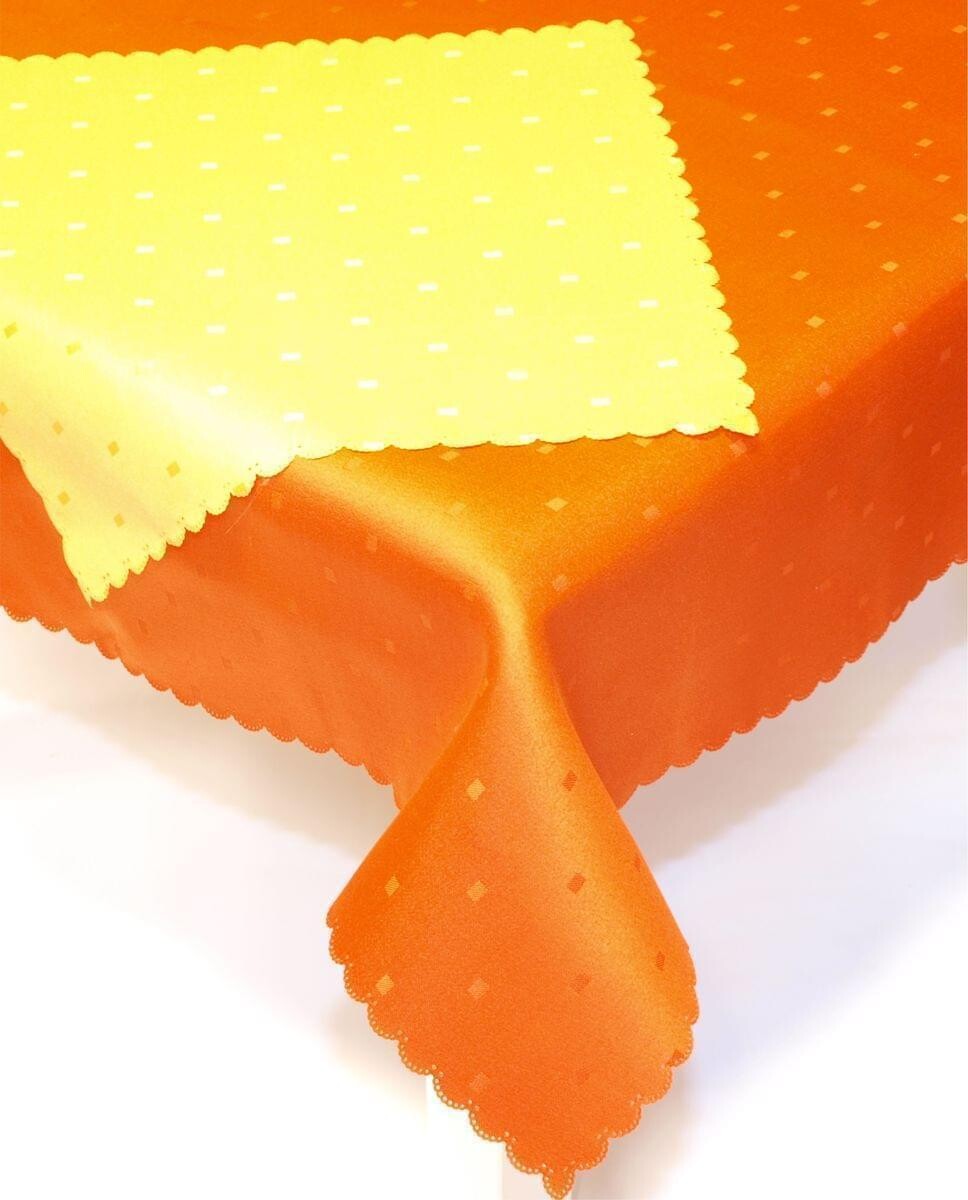 Obrus s nešpinivou úpravou, Obdĺžniky, obdĺžnik, ovál