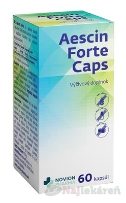 AESCIN Forte 30 mg - NovionPharma 60 kapsúl