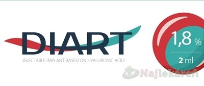 DIART 1,8 % Implantát na báze HA 36 mg/2 ml 1 ks