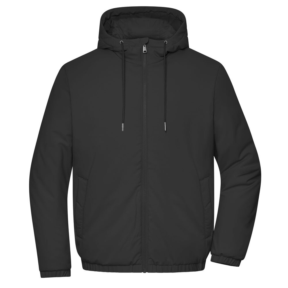 James and Nicholson Pánska bunda Bomber JN1380 - Čierna | 2XL