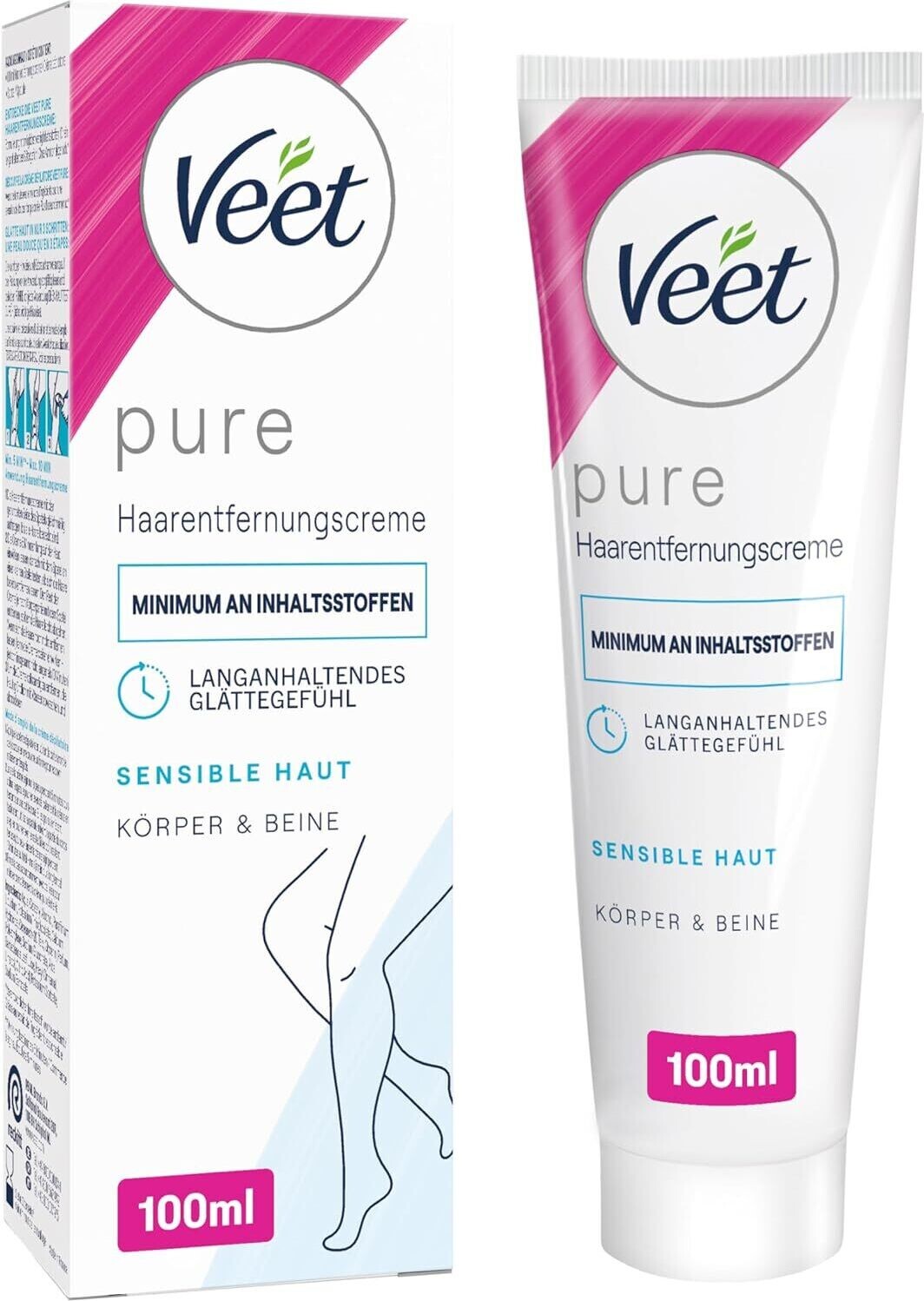 Veet Pure Sensitive Depilačný krém pre normálnu pokožku 100 ml