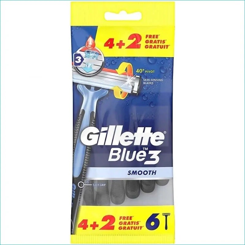 Gillette Blue 3 smooth jednorázové žiletky 5ks