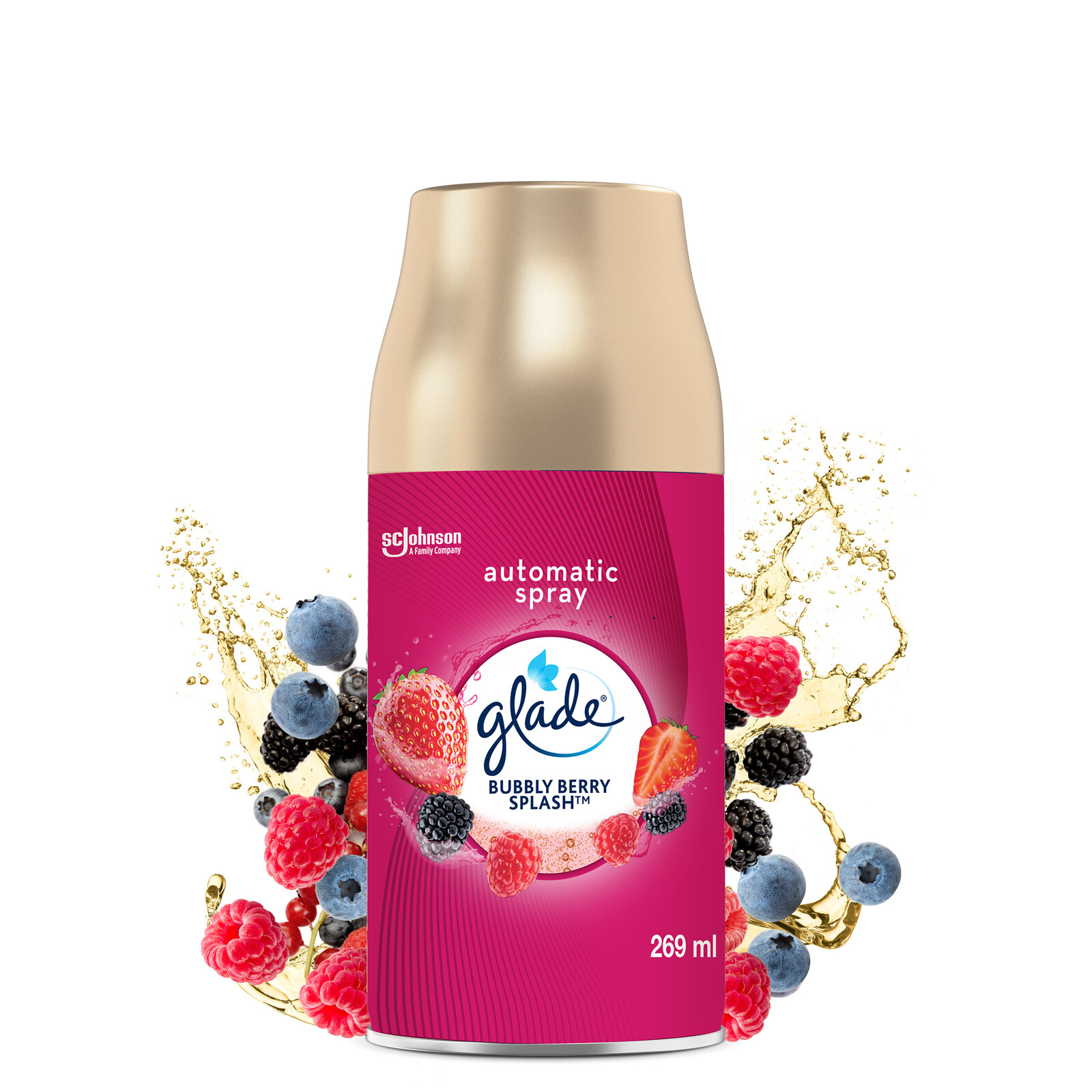 Glade  Bubbly berry splash  osviežovač vzduchu náplň 269ml