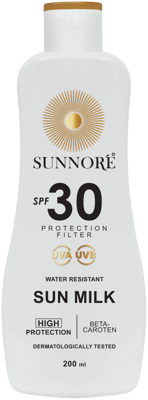 SUNNORÉ Opaľovacie mlieko SPF 30, 200 ml