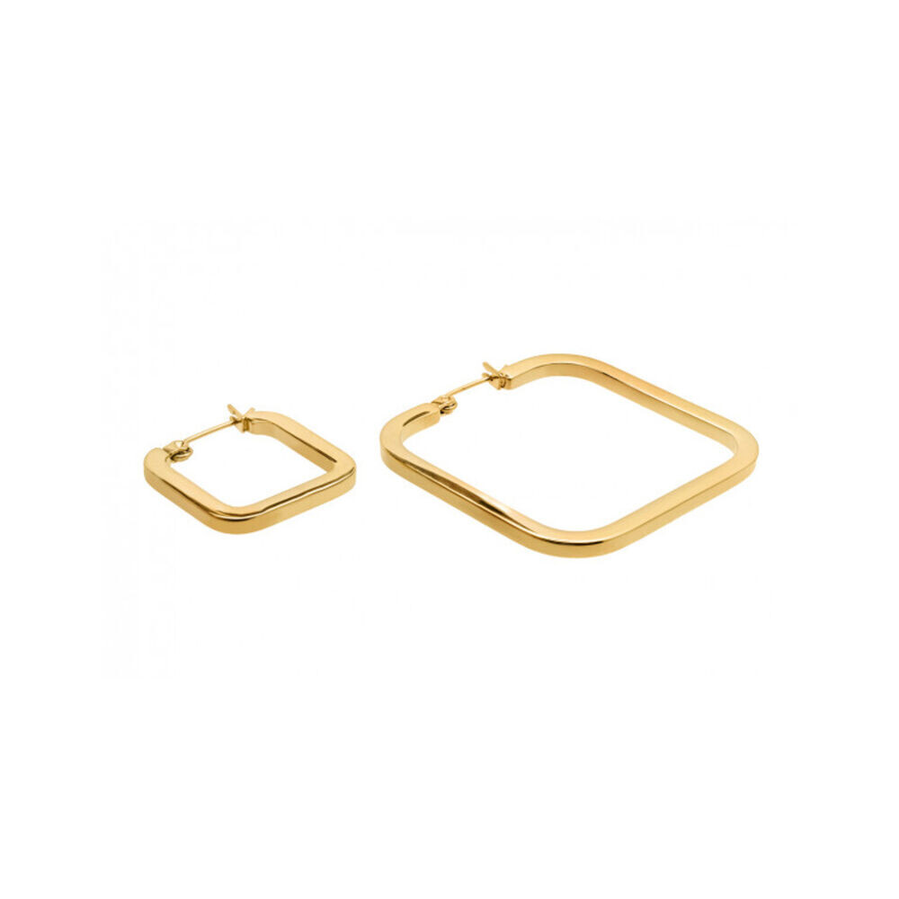 Pozlátené minimalistické náušnice v dvoch veľkostiach 18784