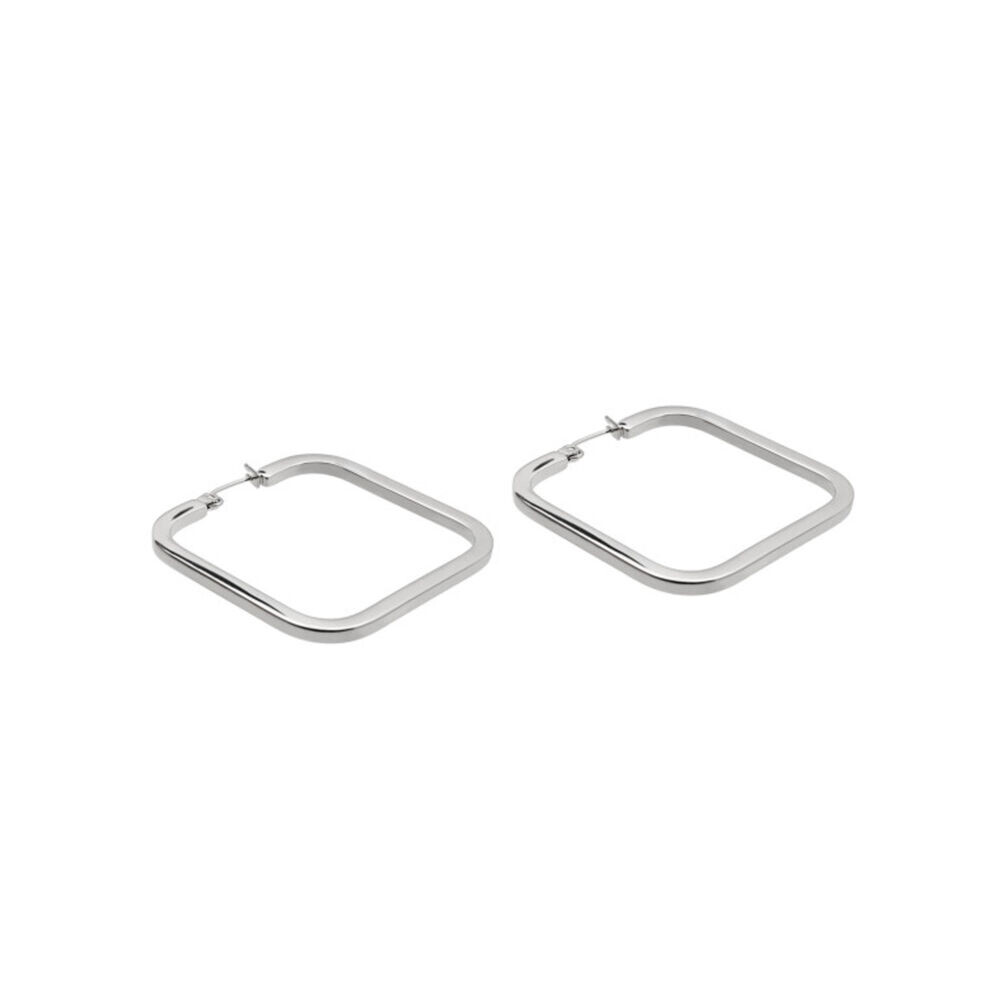 Štvorcové minimalistické náušnice z chirurgickej ocele 18802