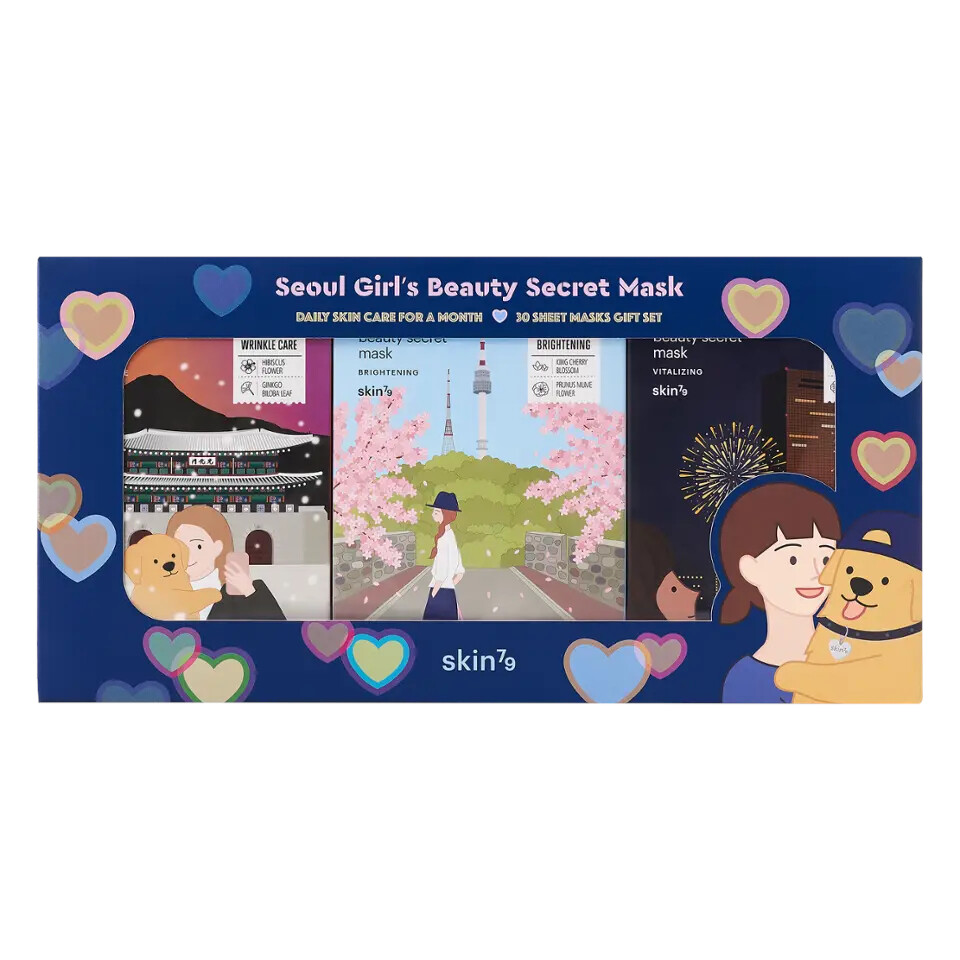 skin79 Darčeková sada Seoul Girl`s Beauty Secret Mask 30 x 20 g