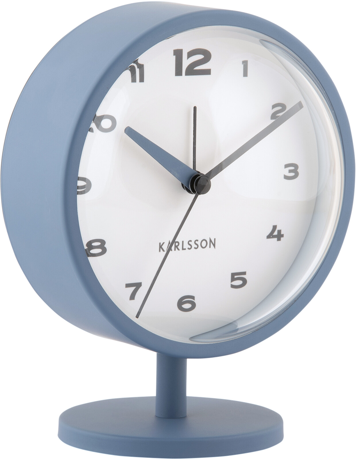 Karlsson Designové stolní hodiny s budíkem 6027BL