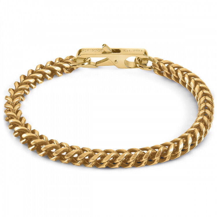 Guess Elegantný pozlátený náramok My Chains JUMB01338JWYG 19 cm - S