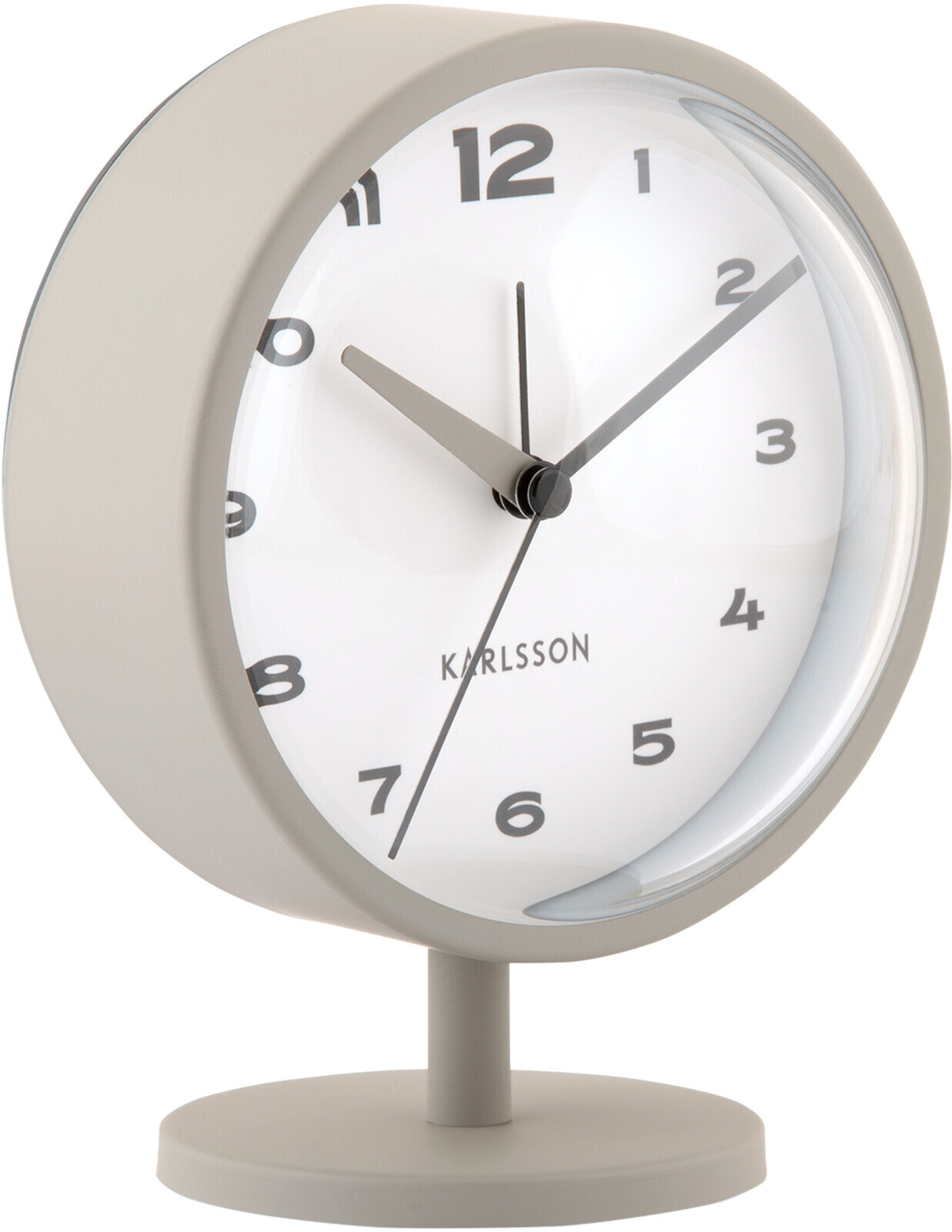 Karlsson Designové stolní hodiny s budíkem 6027GY