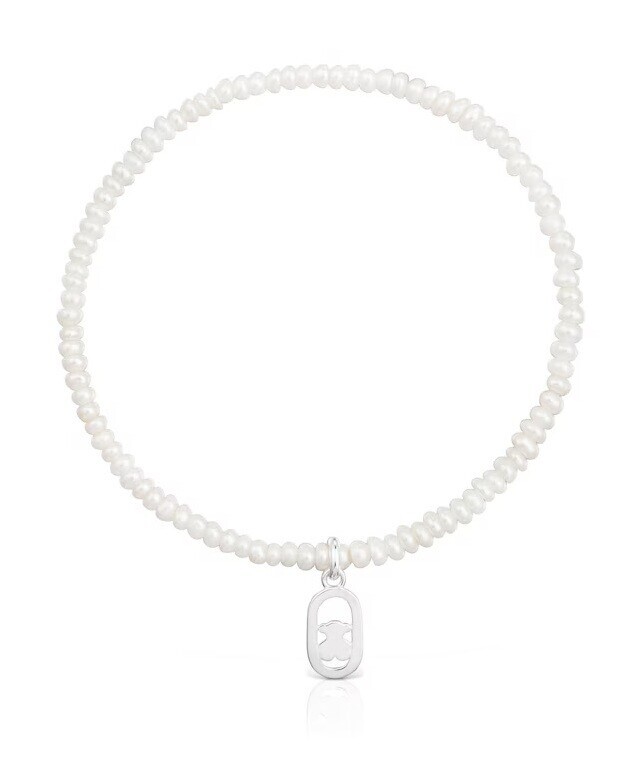 Tous Perlový náramok so strieborným príveskom Camille 1004577700