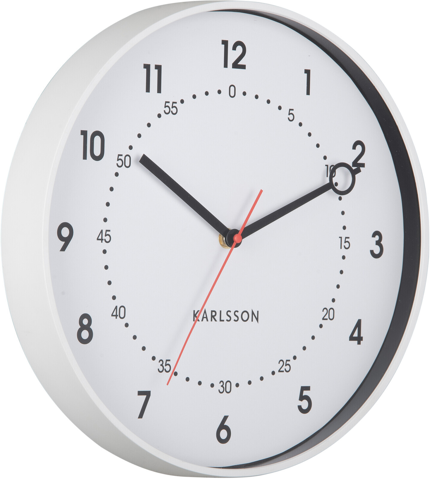 Karlsson Designové nástěnné hodiny 6038WH