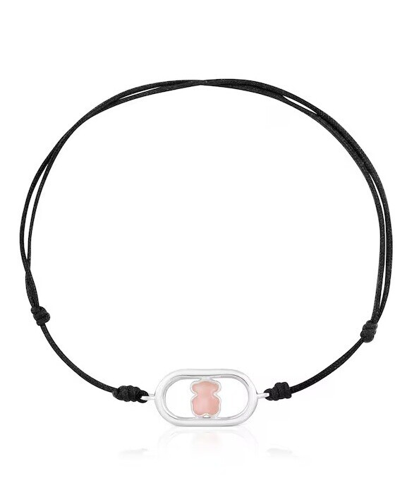 Tous Čierny nylonový náramok s kremeňom Camille 1004561000