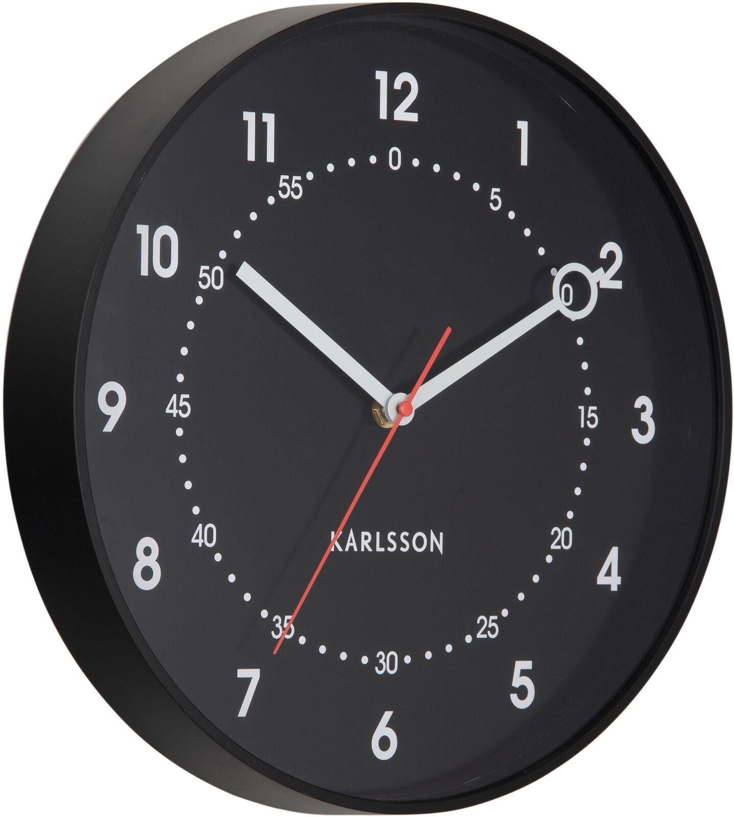 Karlsson Designové nástěnné hodiny 6038BK