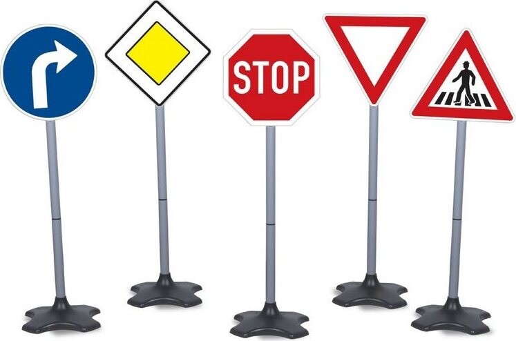 Made Dopravné značky 5 ks, 80 cm