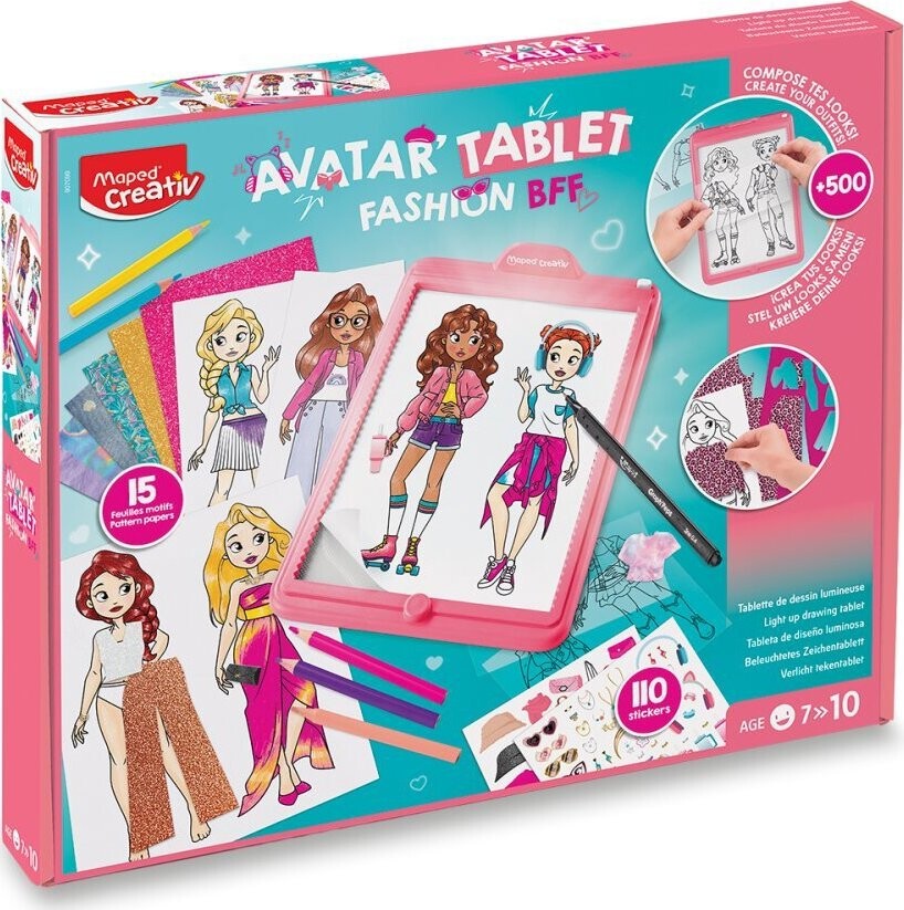 MAPED Board Activities Avatar Tablet Fashion