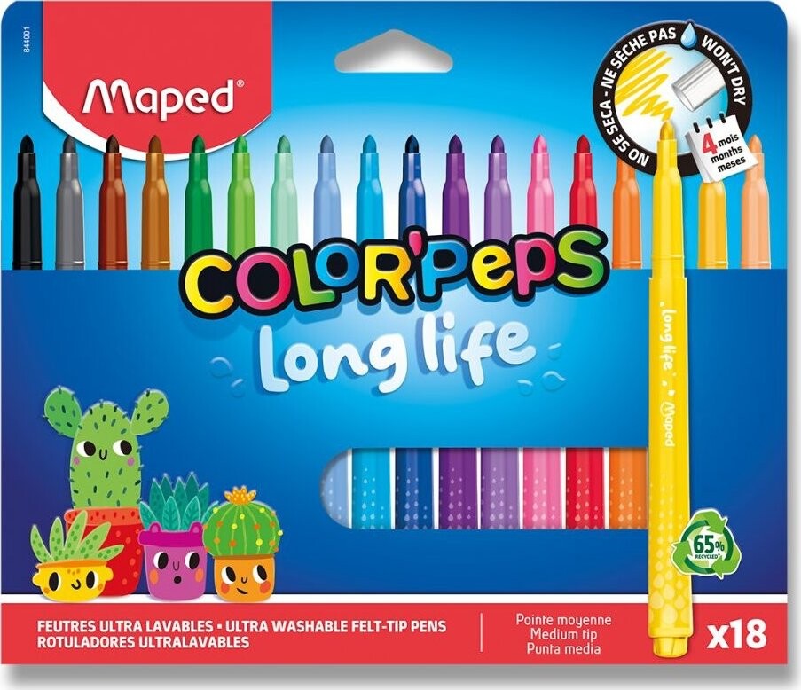 MAPED Long Life 2.0, 18 barev
