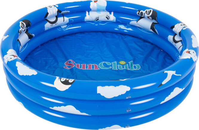 SunClub 51231 Dětský nafukovací bazének tučňáci, modrý
