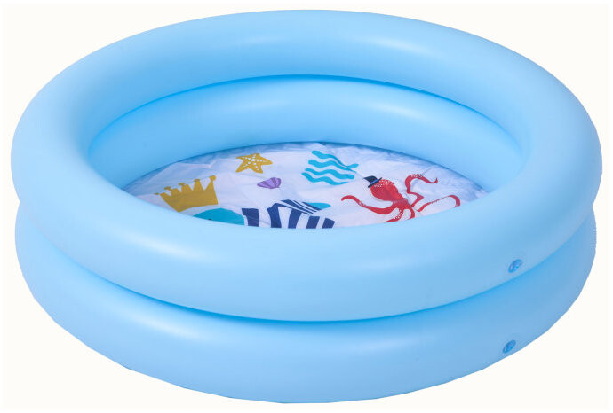 SunClub 57157 Dětský nafukovací bazének 46 l, mořský svět, modrý