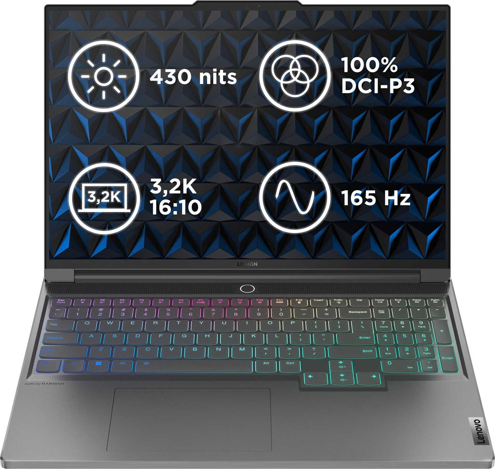 Lenovo Legion Slim 7 16IRH8 Storm Grey celokovový