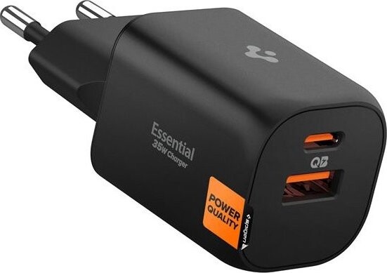 Spigen Essential 35 W Wall Charger EE352EU Black