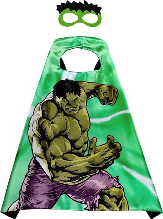 RAPPA Karnevalový plášť a maska Hulk