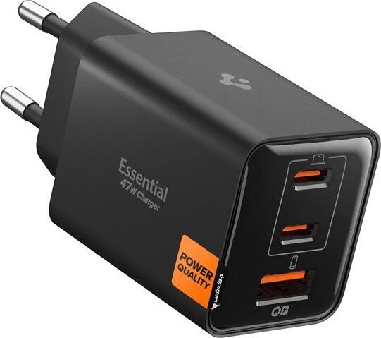 Spigen Essential 47 W Wall Charger EE473EU Black