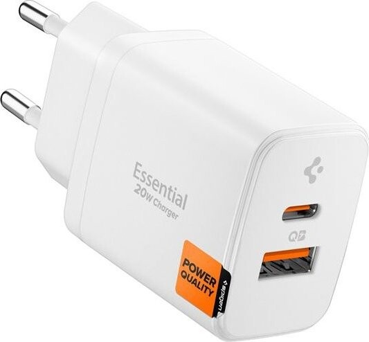Spigen Essential 20 W Wall Charger EE202EU White