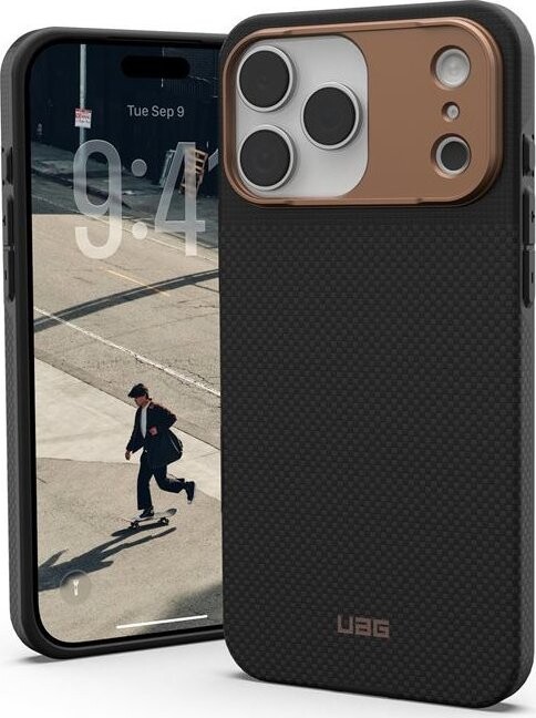 UAG Fibr Armr Kevlar Graphite Bronze iPhone 17 Pro Max