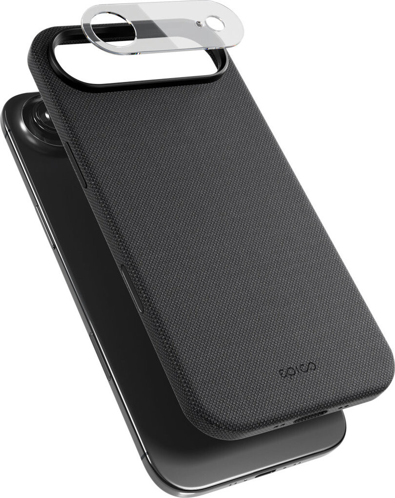 Epico SolidWoven Pro Mag+ Case iPhone Air Qi2 & MagSafe kompatibilný – čierny